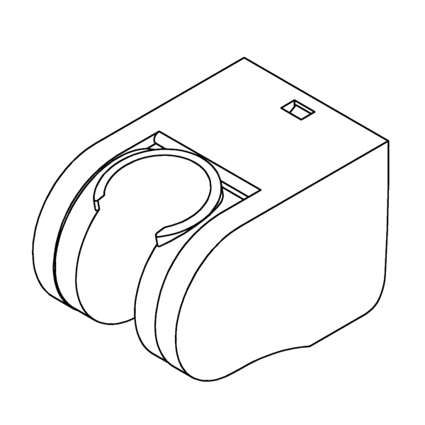 Articulated handset holder - black - Image 3