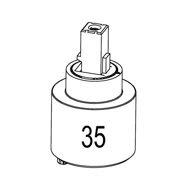 Ceramic cartridge Ø35mm - Image 3