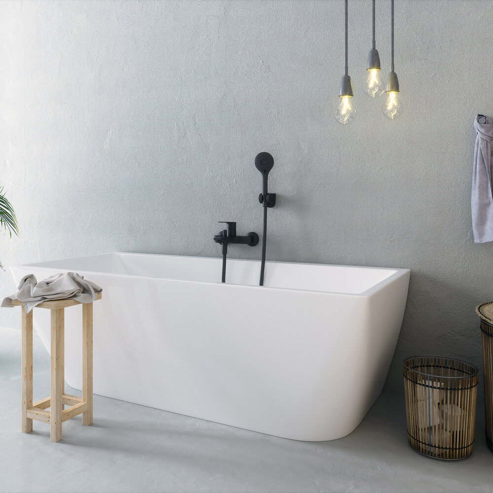 Single-lever bath-shower mixer 3 Functions Agora Xtreme Matt Black EcoNature - Image 2