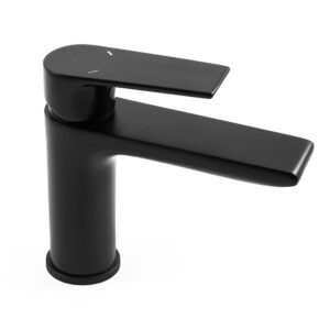 Single-lever basin mixer 105mm Agora Xtreme Matt Black EcoNature