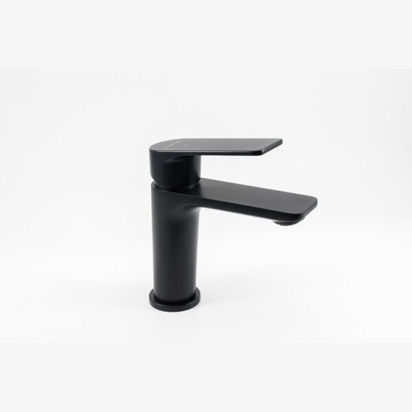 Single-lever basin mixer 105mm 5l/min Vogue Xtreme Matt Black Cold Open - Image 5