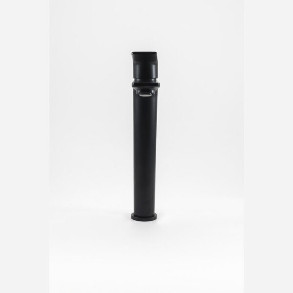 Single-lever basin mixer 245mm 5l/min Vogue Xtreme Matt Black Cold Open - Image 2
