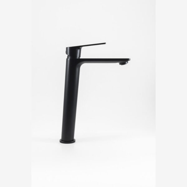 Single-lever basin mixer 245mm 5l/min Vogue Xtreme Matt Black Cold Open - Image 6