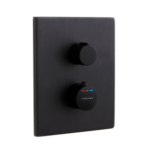 Concealed thermostatic shower mixer 2 vías UP! Urban Matt Black