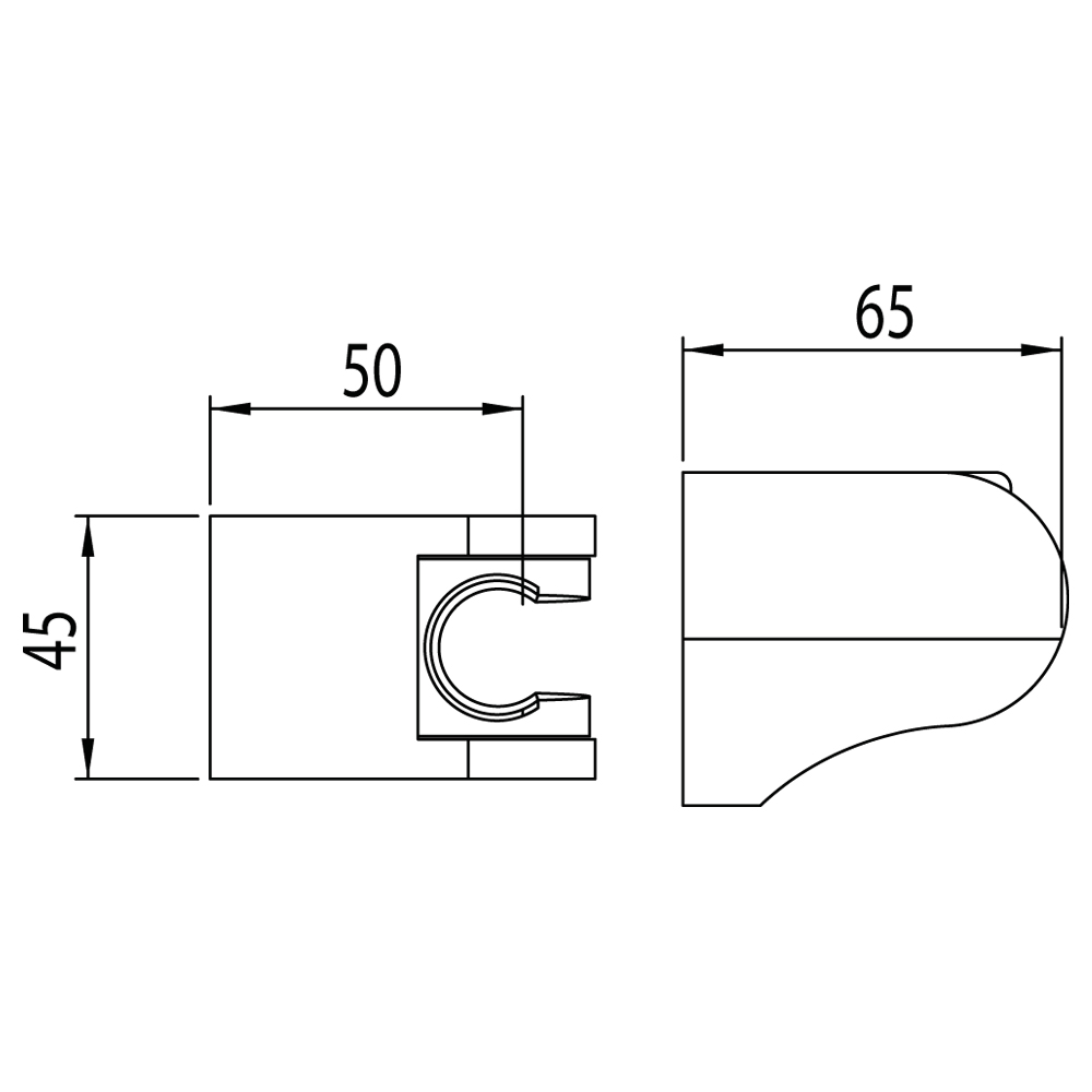 Articulated handset holder - black - Image 2