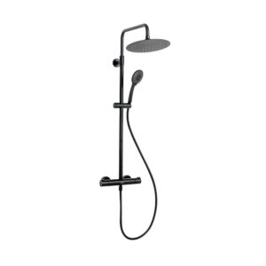 Thermostatic shower set extendable 3 Functions UP! Urban Matt Black