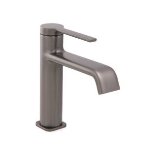 Single-lever basin mixer 105mm 6l/min Velvet I Brushed Gunmetal