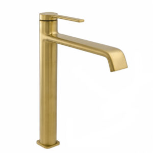 Single-lever basin mixer 230mm 6l/min Velvet I Brushed Gold