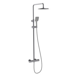 Thermostatic shower set extendable 3 Functions UP! Urban Brushed Gunmetal