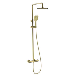 Thermostatic shower set extendable 3 Functions UP! Urban Brushed Gold
