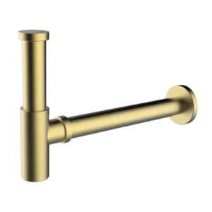Bottle trap 1 1/4" with tube Ø32mm Gold