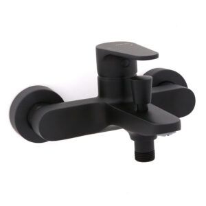 Single-lever bath-shower mixer 8l/min Rocket Matt Black