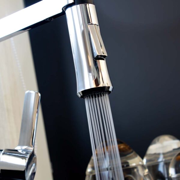 Single-lever sink mixer 185mm 2 Functions Chef 5 EcoNature Cold Open - Image 3