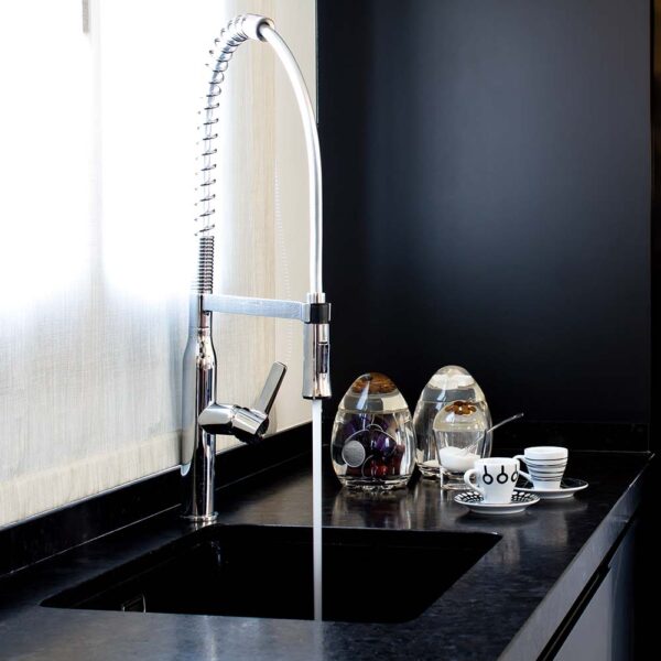 Single-lever sink mixer 185mm 2 Functions Chef 5 EcoNature Cold Open - Image 2